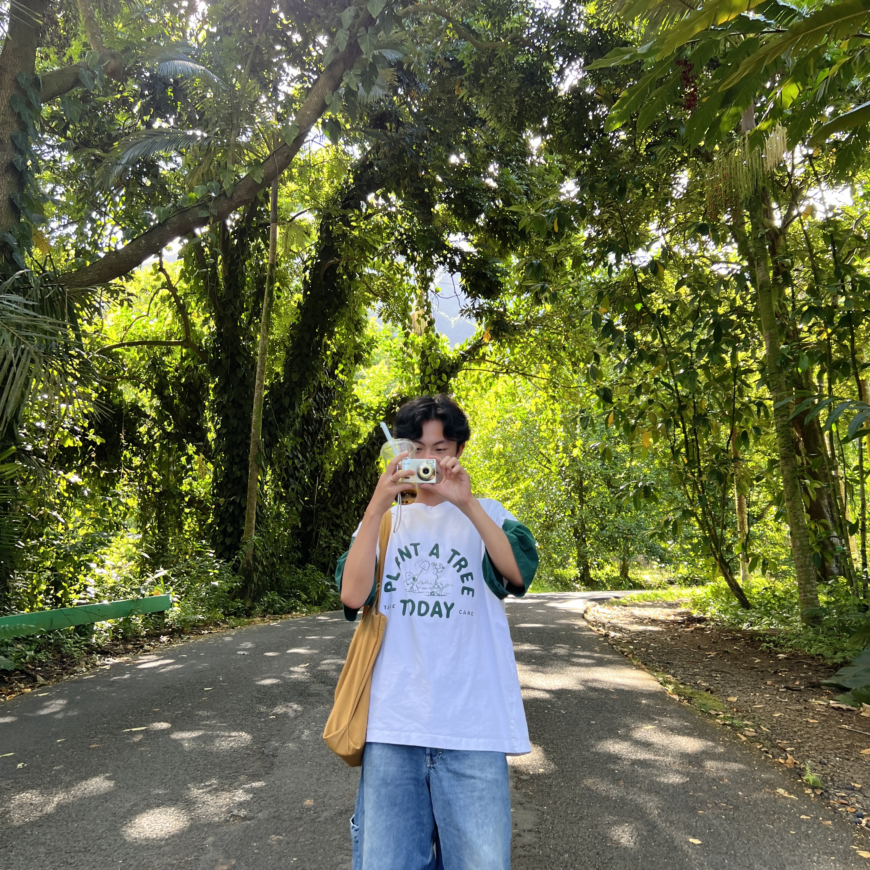 Me with my digital camera in Hawaii.